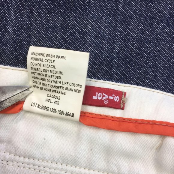 Levi’s Wide Leg Jeans Blue Womens 26 L=M - Picture 11 of 14